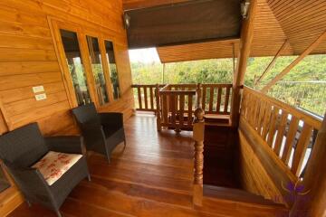 Wonderful 3 bedroom house on top of a hill surrounded by nature and lovely countryside view. Mae Taeng, Chiang Mai.