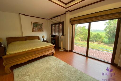 Wonderful 3 bedroom house on top of a hill surrounded by nature and lovely countryside view. Mae Taeng, Chiang Mai.