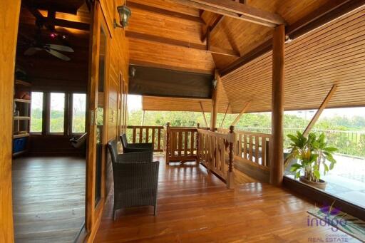 Wonderful 3 bedroom house on top of a hill surrounded by nature and lovely countryside view. Mae Taeng, Chiang Mai.