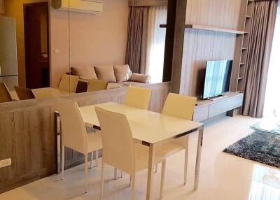 2-BR Condo at Trapezo Sukhumvit 16 near MRT Queen Sirikit National Convention Centre