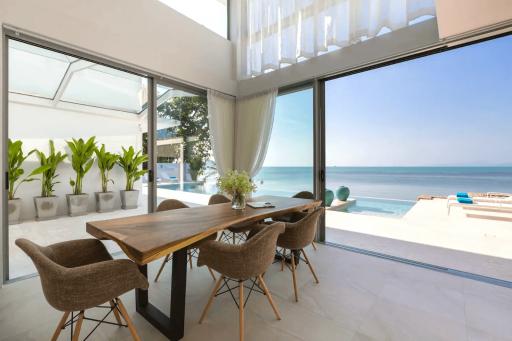 Lovely 3 bedroom private Beachfront villa for sale Koh Samui