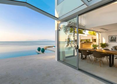 Lovely 3 bedroom private Beachfront villa for sale Koh Samui