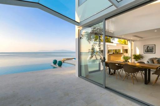 Lovely 3 bedroom private Beachfront villa for sale Koh Samui