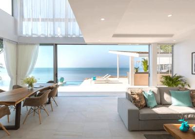 Lovely 3 bedroom private Beachfront villa for sale Koh Samui