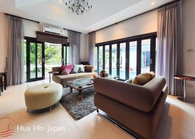 3 Bedroom Pool Villa for Rent In Popular Smart House Project Off Soi 88 in Hua Hin