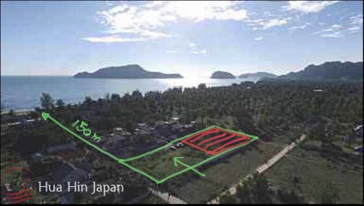 1 Rai Land Plot only 150 Meter from Pristine Dolphin Bay Beach!