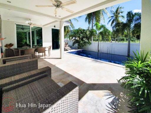 3 Bedroom High Quality Modern Pool Villa Only 800 M From Dolphin Bay Beach ( Complete - Ready to Move in)