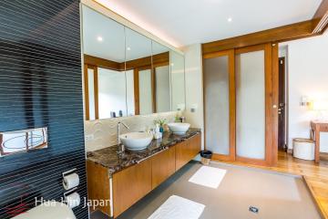 A Large, Lake Facing Balinese Style 3 Bedroom Pool Villa in Khao Takiab Area (Completed, Fully Furnished)