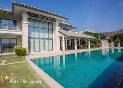4 BDRM Executive Mansion Right on Black Mountain Golf Course in Hua Hin for Sale (Completed, 4 x membership included)