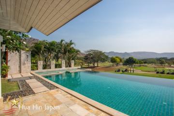 4 BDRM Executive Mansion Right on Black Mountain Golf Course in Hua Hin for Sale (Completed, 4 x membership included)