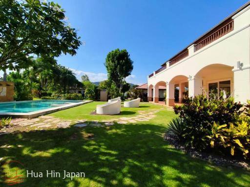 **Huge Price Reduction** Top Quality 5 Bedroom Executive Mansion on 2.5 Rai Plot of Land on Soi 102, 5 min to BluPort and Pineapple Valley Golf.