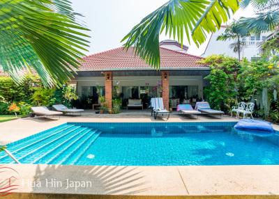 Location, Location, Location!  A Large 5 BDRM Pool Villa Only A Few Hundred Meter From The Beach