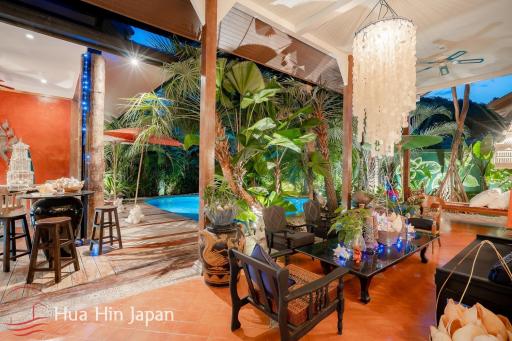 Luxury 3-Bedrooms Thai-Bali Style Pool Villa At Pranburi-Hua Hin
