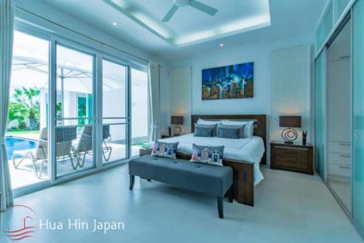 Modern Design 3 Bedrooms Pool Villa Off Soi 88 (Completed, Fully Furnished)