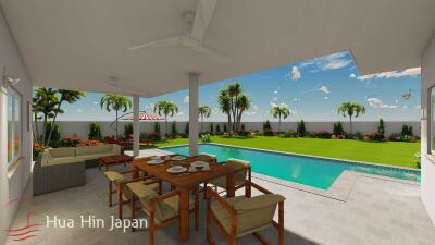 Solid 3 Bedroom Pool Villa Less than 10km from City Centre (off plan)