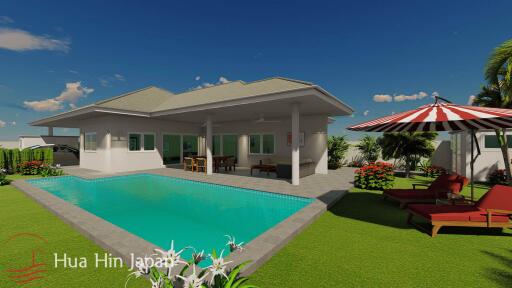 Solid 3 Bedroom Pool Villa Less than 10km from City Centre (off plan)