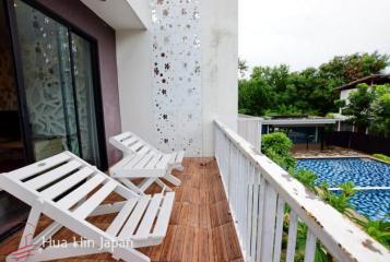 1 Bedroom Pool View Unit for Rent only 400 meter from Khao Takiab Beach