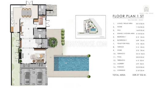 CHA7400: Pool Villa with 4 Bedrooms in Chalong