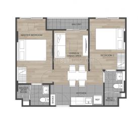 KTH7397: Two Bedroom Apartment in Kathu area