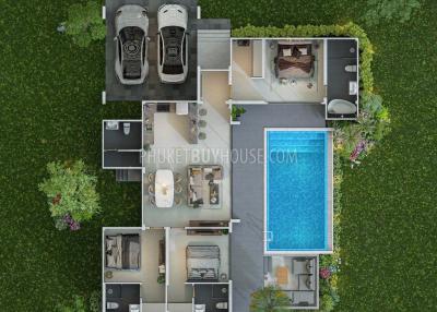 TAL7375: Inexpensive Three Bedroom Villas in Thalang