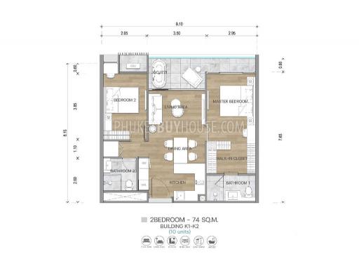 KAT7372: Two Bedroom Apartments in Kata Area