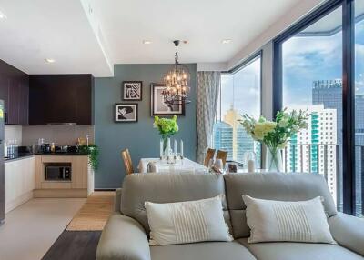 Luxury Living on the 30th Floor: Newly Renovated 2 Bedrooms for Rent at Edge Sukhumvit 23, Just Steps from BTS Asoke - 920071001-12034