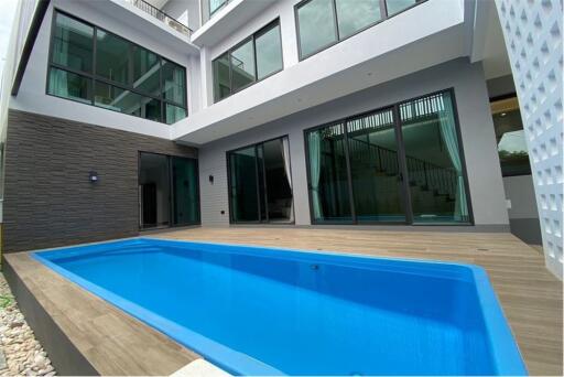 For Rent Brand New Single house 3beds with pool in Sukhumvit 71 cloes to St.Andrew International School - 920071001-11571