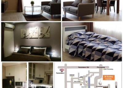 [Property ID: 100-113-25243] 2 Bedrooms 1 Bathrooms Size 60Sqm At 39 Suites for Rent 35000 THB