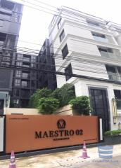 [Property ID: 100-113-24878] 1 Bedrooms 1 Bathrooms Size 30Sqm At Maestro 39 for Rent 22000 THB