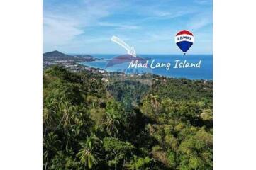 Land for sale on the hill with 180° sea view @Bophut Koh Samui - 920121030-167