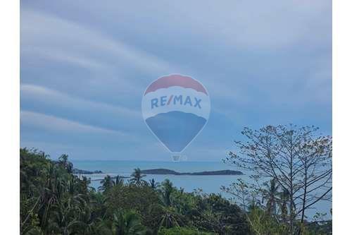 Land for sale on the hill with 180° sea view @Bophut Koh Samui - 920121030-167