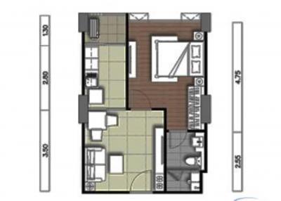 [Property ID: 100-113-25109] 1 Bedrooms 1 Bathrooms Size 39Sqm At Supalai Oriental Sukhumvit 39 for Sale 5205000 THB