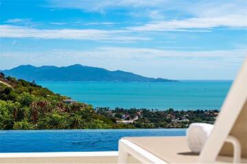 Brand-new Luxury Sea view villa on Bophut hills - 920121061-7