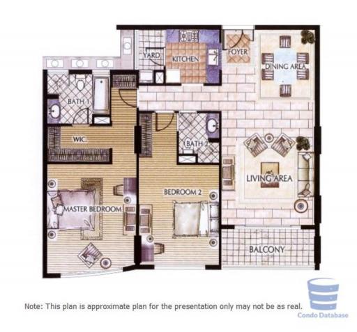 [Property ID: 100-113-21573] 2 Bedrooms 2 Bathrooms Size 120Sqm At Baan Nunthasiri for Rent 55000 THB