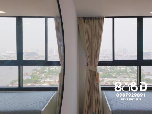 (( FOR Rent)) (( ให้เช่า)) 2 Bed Loft - Ideo Charan 70 -Riverview - Fully Furnished