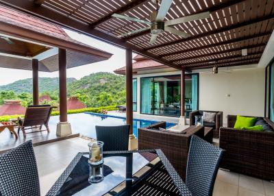 Sea View 3 Bed Pool Villa For Sale at Panorama Khao Tao