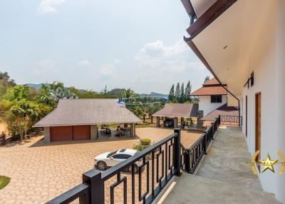 Big luxury estate villa with very large land for sale west of Hua Hin