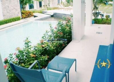 The Crest Santora 2 bedroom condo with pool view for rent Hua Hin