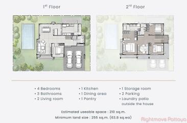 4 ห้องนอน บ้าน สำหรับขาย ใน พัทยาตะวันออก - Horizon By Patta