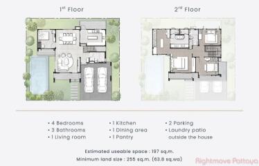 4 ห้องนอน บ้าน สำหรับขาย ใน พัทยาตะวันออก - Horizon By Patta