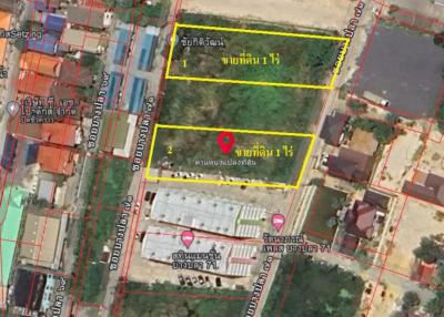 Land for sale, 1 rai, Soi Bang Pla 71, Thepharak Road, Bang Pla, Bang Phli, Samut Prakan.