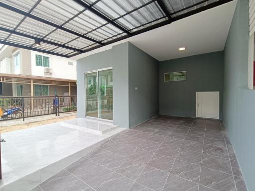 Townhome for sale, Pruksa Ville 38/1 King Kaew-Nam Daeng, Bang Phli Yai, Bang Phli, Samut Prakan.