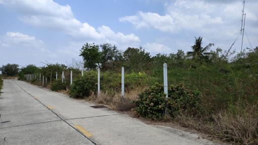 Land for sale, 2 rai 101 square wah, Petchkasem Road, Khao Noi, Pranburi, Prachuap Khiri Khan.