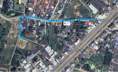 Land for sale, 2 rai 101 square wah, Petchkasem Road, Khao Noi, Pranburi, Prachuap Khiri Khan.