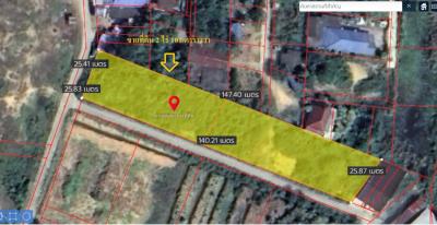 Land for sale, 2 rai 101 square wah, Petchkasem Road, Khao Noi, Pranburi, Prachuap Khiri Khan.