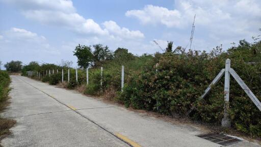 Land for sale, 2 rai 101 square wah, Petchkasem Road, Khao Noi, Pranburi, Prachuap Khiri Khan.