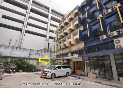 Commercial building for sale, 4.5 floors, Surawong Road, Suriya Wong, Bang Rak, Bangkok.