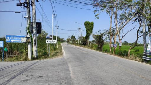 Land for sale, 51 rai, Road 3047, Lamlad-Ladbua, Bangtoei, Sam Khok, Pathum Thani., Pathum Thani.