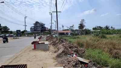 Land for sale 12 rai 2 ngan, Bueng Kwang Road, Saen Saep, Min Buri, Bangkok.