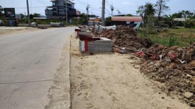 Land for sale 12 rai 2 ngan, Bueng Kwang Road, Saen Saep, Min Buri, Bangkok.